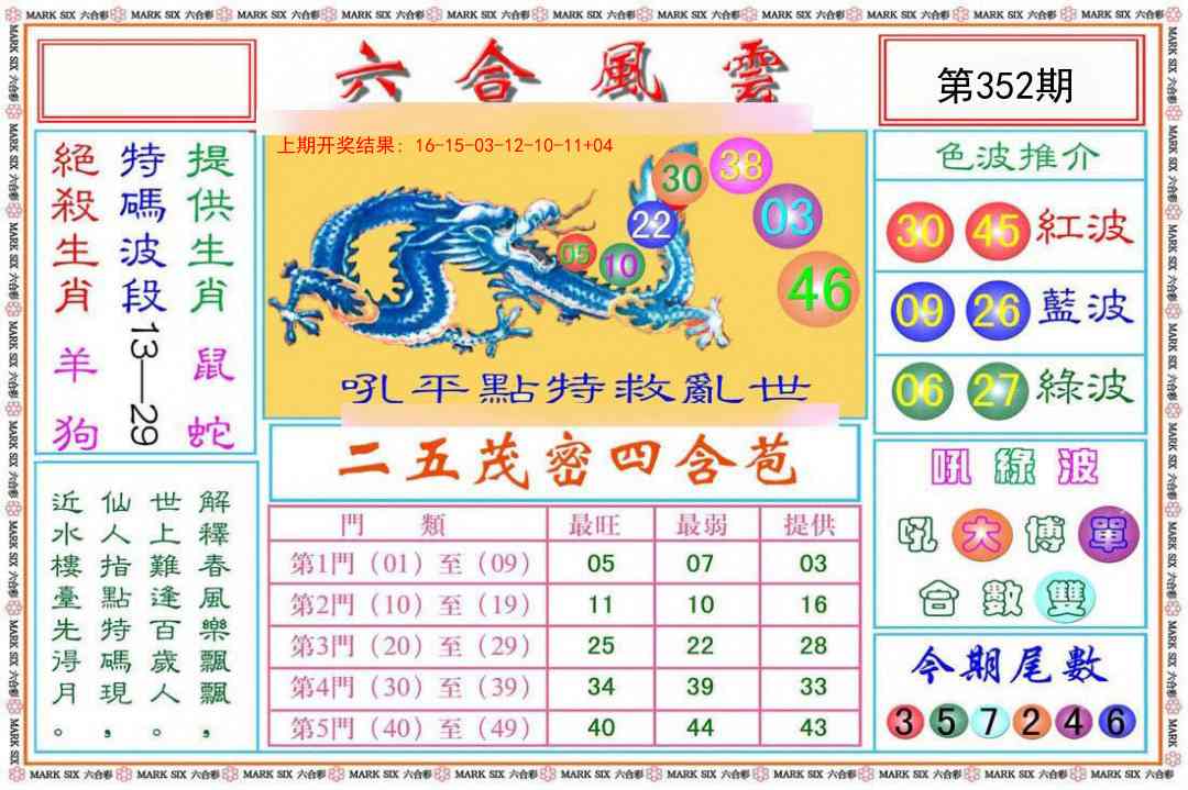 352期六合风云[图]