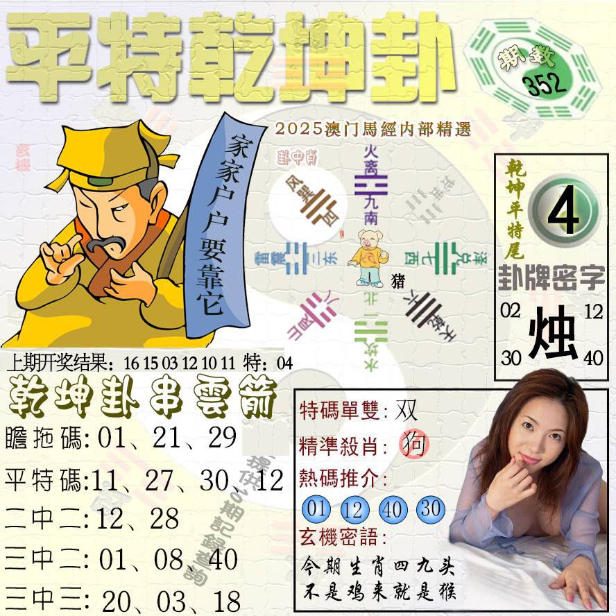 352期平特乾坤卦[图]