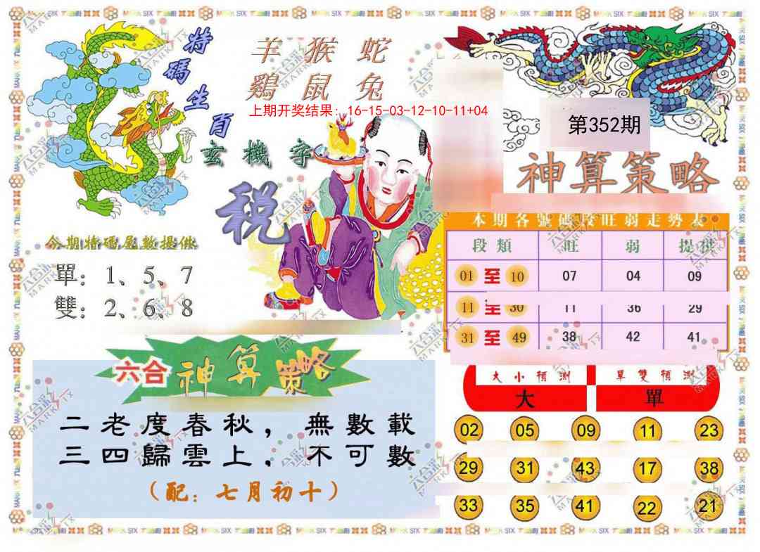 352期神算策略[图]