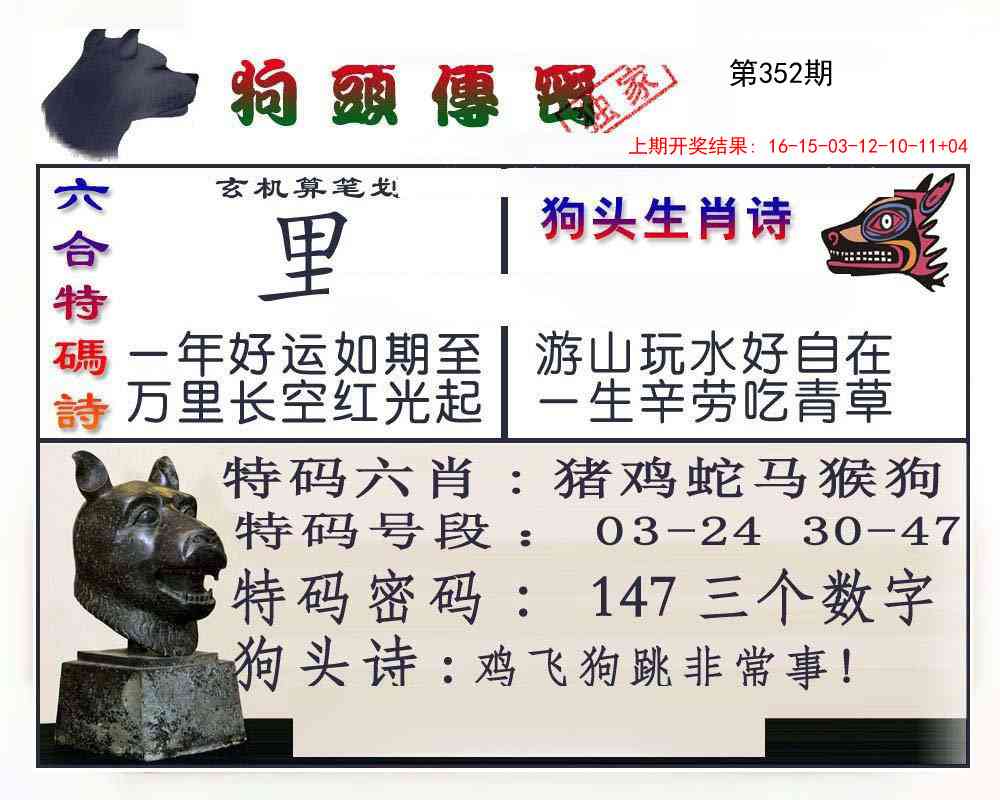 352期狗头传密[图]
