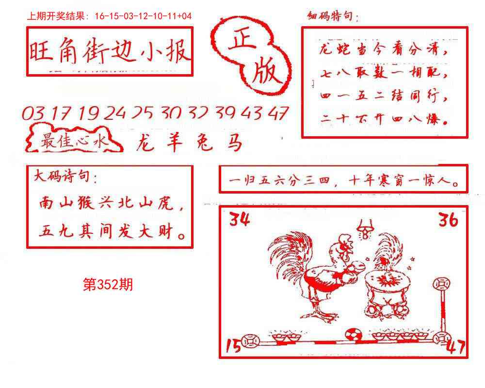352期旺角街边小报[图]