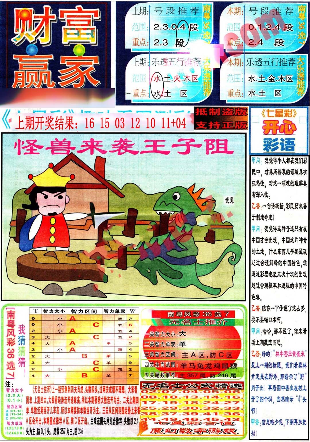 352期财富赢家（七星彩）[图]