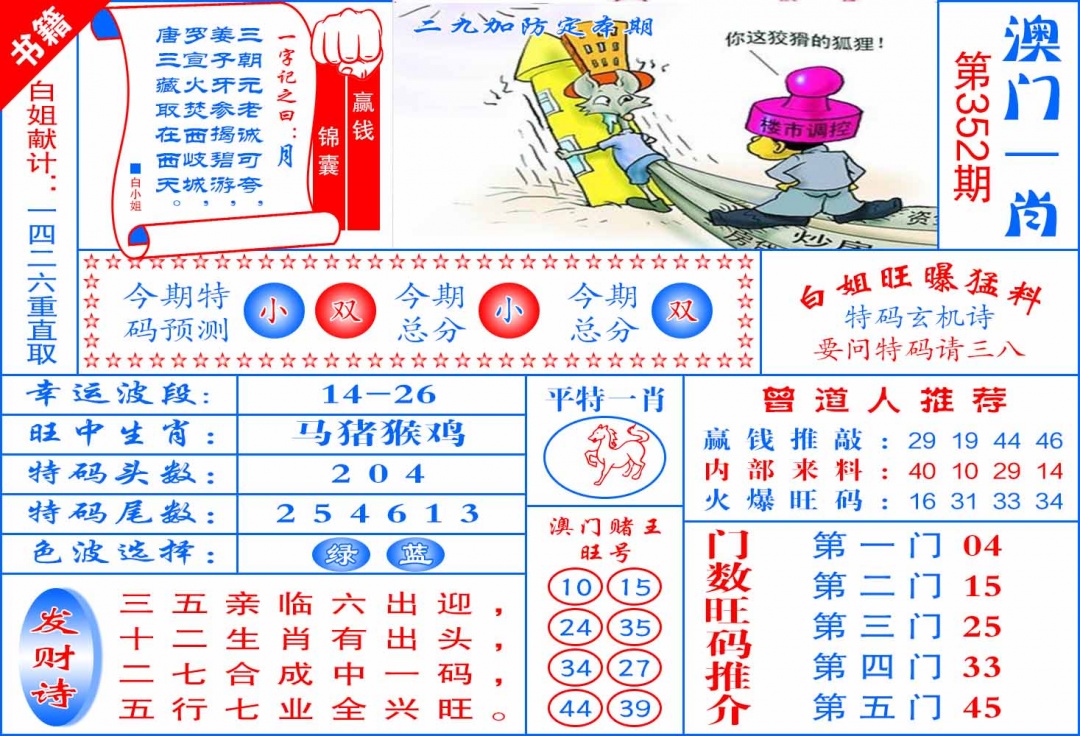 352期澳门东北虎[图]