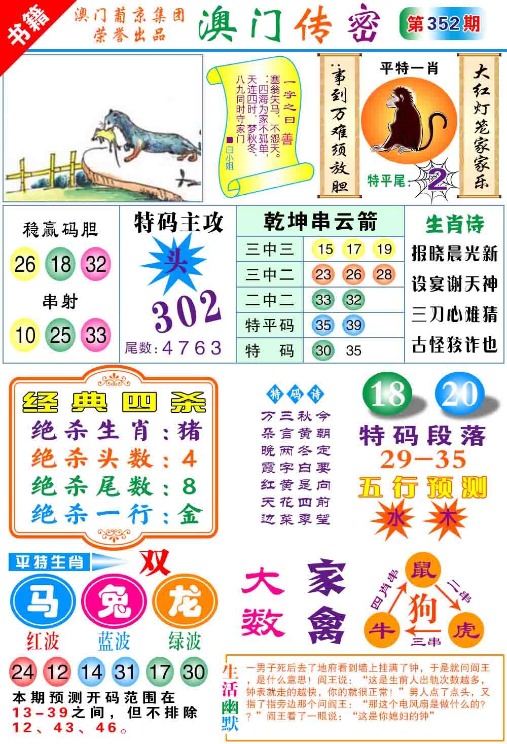 352期澳门传密心水[图]
