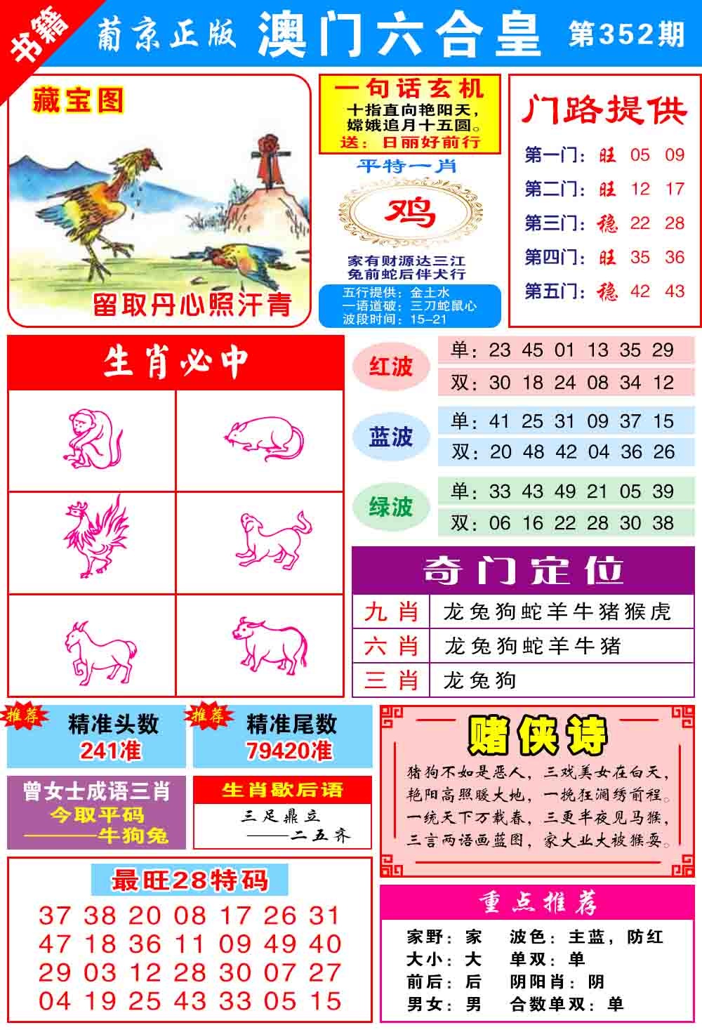 352期澳门六合皇心水[图]